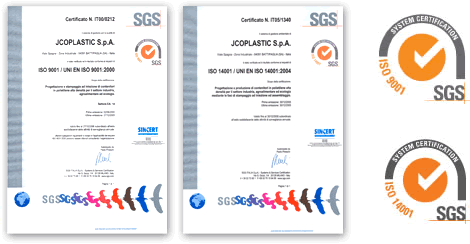 Certificati ISO9001 e ISO14001